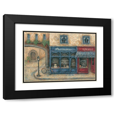 Patisserie Black Modern Wood Framed Art Print with Double Matting by Kaufman, Judy