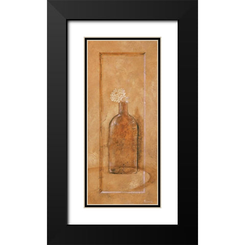 Royal brown I Black Modern Wood Framed Art Print with Double Matting by Renee