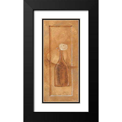 Royal brown III Black Modern Wood Framed Art Print with Double Matting by Renee