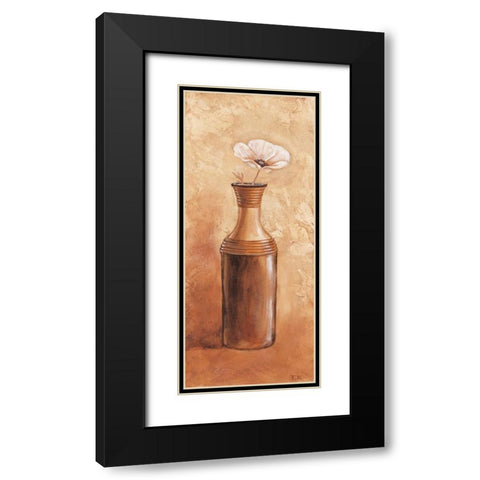 Daisy in vase III Black Modern Wood Framed Art Print with Double Matting by Nauts, Frans