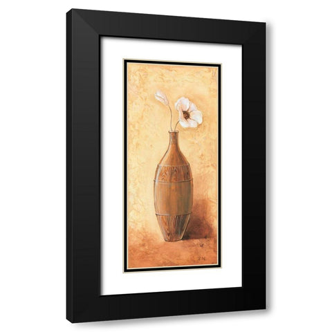 Morning Daisy III Black Modern Wood Framed Art Print with Double Matting by Nauts, Frans