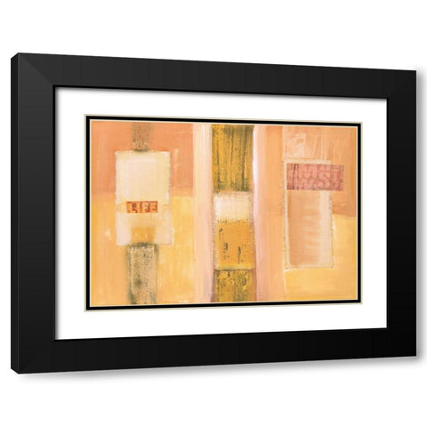 Harmony I Black Modern Wood Framed Art Print with Double Matting by Gehring, Irmtraud