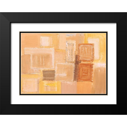 Harmony II Black Modern Wood Framed Art Print with Double Matting by Gehring, Irmtraud