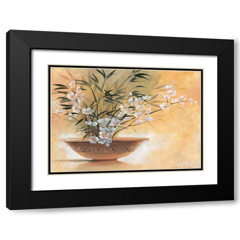 Summer bowl II Black Modern Wood Framed Art Print with Double Matting by Boucher, Nathalie