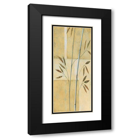 Bamboo IV Black Modern Wood Framed Art Print with Double Matting by Prosnov, Valerie