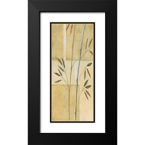 Bamboo IV Black Modern Wood Framed Art Print with Double Matting by Prosnov, Valerie