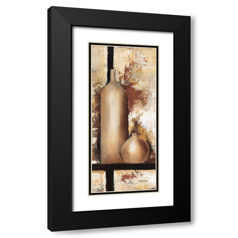 Vases I Black Modern Wood Framed Art Print with Double Matting by Florenti, Isa