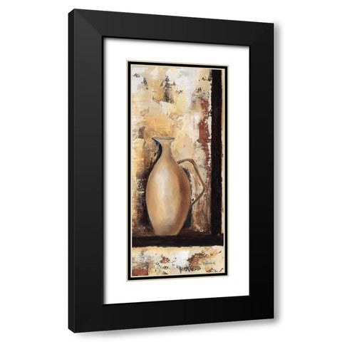 Vases III Black Modern Wood Framed Art Print with Double Matting by Florenti, Isa
