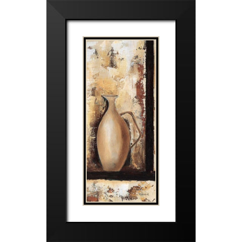 Vases III Black Modern Wood Framed Art Print with Double Matting by Florenti, Isa