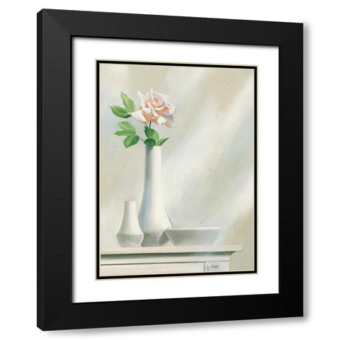 Pink Dream IV Black Modern Wood Framed Art Print with Double Matting by Maas, Isa