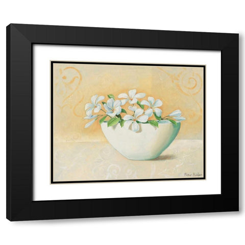 Bowl with beauties II Black Modern Wood Framed Art Print with Double Matting by Butler, Peter