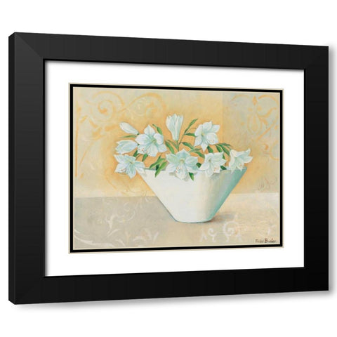 Bowl with beauties III Black Modern Wood Framed Art Print with Double Matting by Butler, Peter