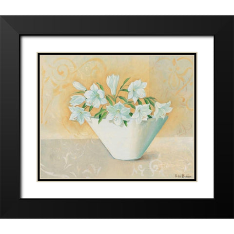 Bowl with beauties III Black Modern Wood Framed Art Print with Double Matting by Butler, Peter