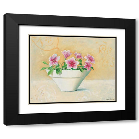 Bowl with beauties IV Black Modern Wood Framed Art Print with Double Matting by Butler, Peter