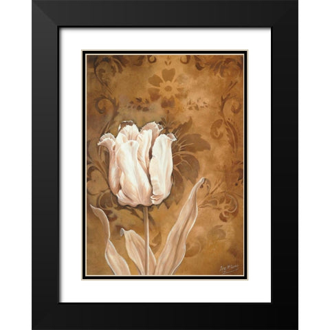 Tulip beauty I Black Modern Wood Framed Art Print with Double Matting by Maas, Isa