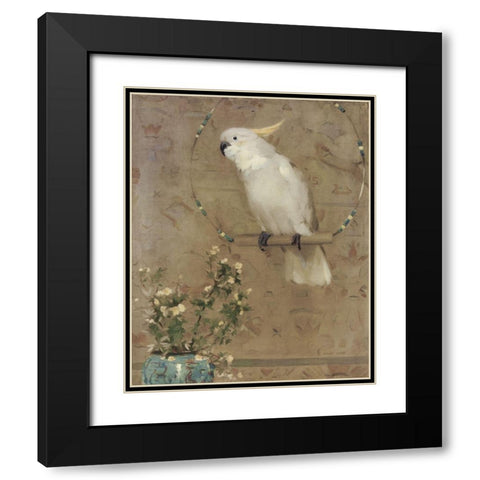 White Bird Black Modern Wood Framed Art Print with Double Matting by Hunter, William