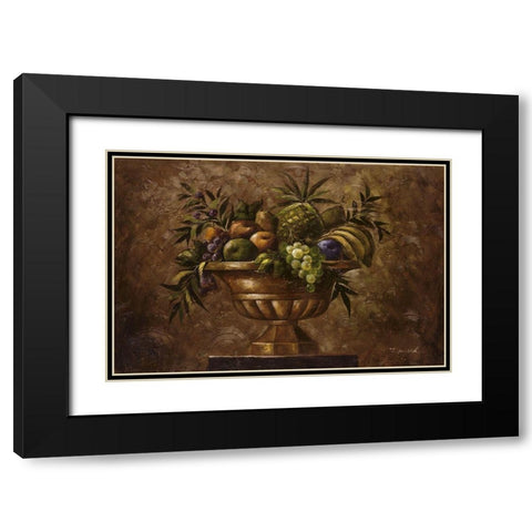 La Frutta Classica Black Modern Wood Framed Art Print with Double Matting by Smith