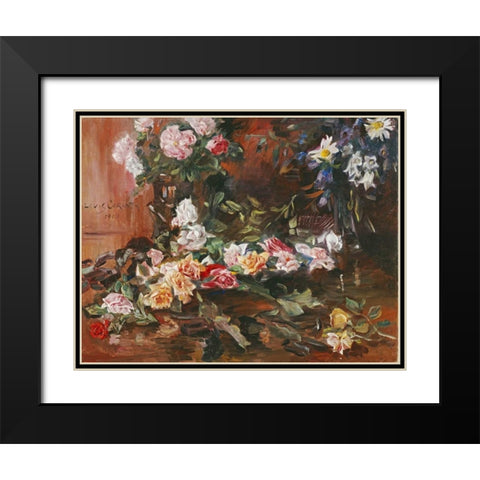 Rosen Black Modern Wood Framed Art Print with Double Matting by Corinth, Lovis