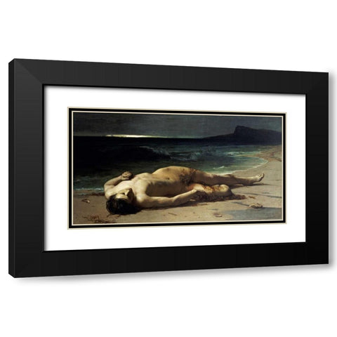 Peace After The Storm Black Modern Wood Framed Art Print with Double Matting by Schauss, Ferdinand