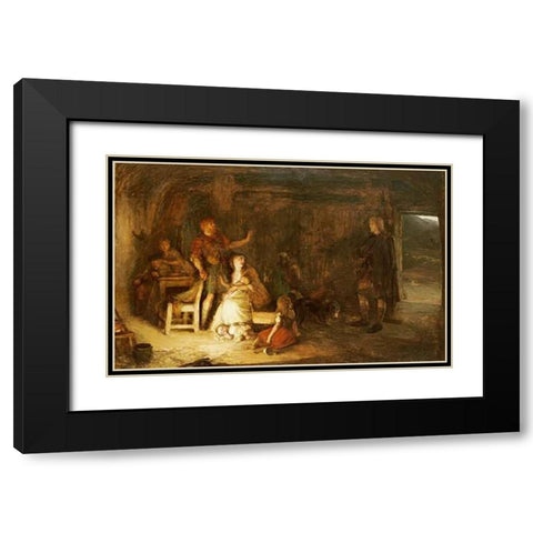 Prince Charles Edward Stuart Black Modern Wood Framed Art Print with Double Matting by Burr, Alexander Hohenlohe