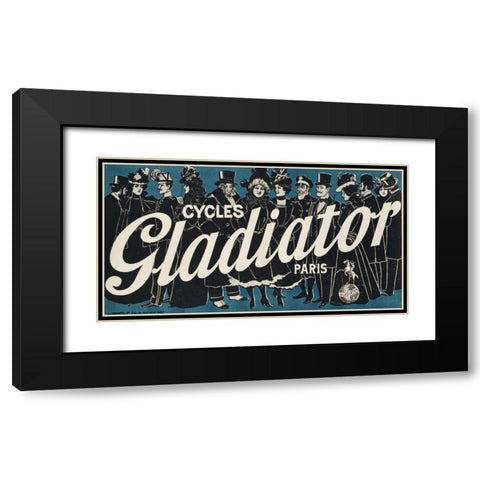Cycles Gladiator Black Modern Wood Framed Art Print with Double Matting by Henri, Paolo
