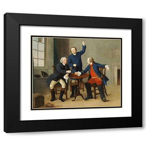 The Toast Black Modern Wood Framed Art Print with Double Matting by Nasmyth, Alexander