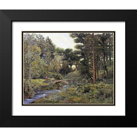 Hors Concours Black Modern Wood Framed Art Print with Double Matting by Bonnefoy, Henri Arthur