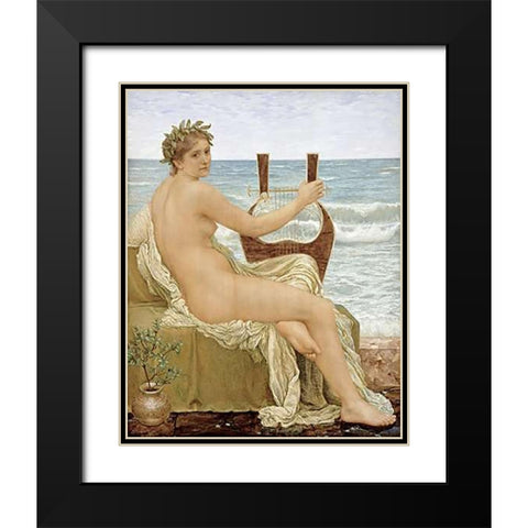 Music Black Modern Wood Framed Art Print with Double Matting by Holliday, Henry