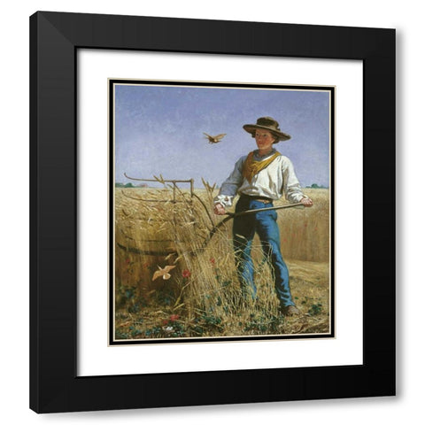 The Invasion Black Modern Wood Framed Art Print with Double Matting by Mayer, Frank Blackwell