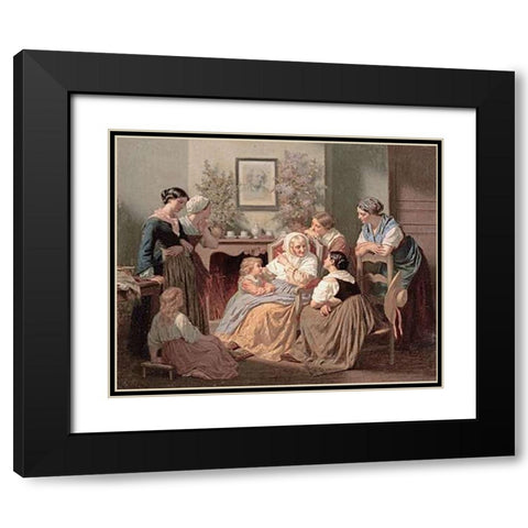 A Story of Grandfathers Glory Black Modern Wood Framed Art Print with Double Matting by Merle, Hughes