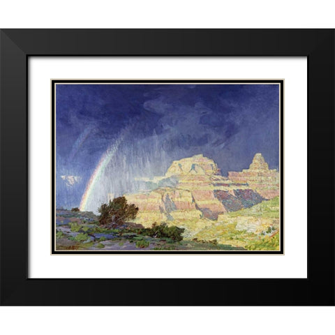 The Grand Canyon Black Modern Wood Framed Art Print with Double Matting by Potthast, Edward Henry