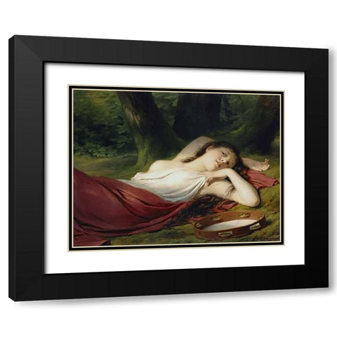 The Daydream Black Modern Wood Framed Art Print with Double Matting by Buhler, Fritz Zuber