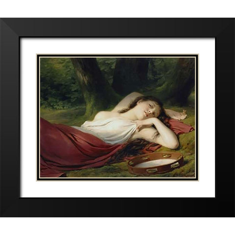 The Daydream Black Modern Wood Framed Art Print with Double Matting by Buhler, Fritz Zuber
