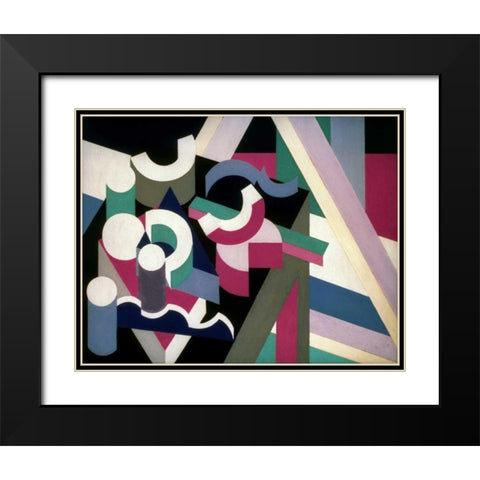 Peinture/Nature Morte Black Modern Wood Framed Art Print with Double Matting by Bruce, Patrick Henry