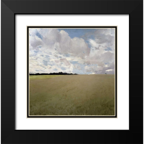 Landscape Black Modern Wood Framed Art Print with Double Matting by De Latouche, Gaston