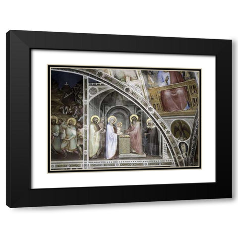 Museumistening: Johnfrom: Stories of Museumist Black Modern Wood Framed Art Print with Double Matting by De Menabuoi, Giusto