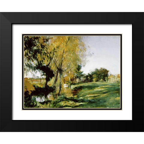 At Broadway Black Modern Wood Framed Art Print with Double Matting by Sargent, John Singer