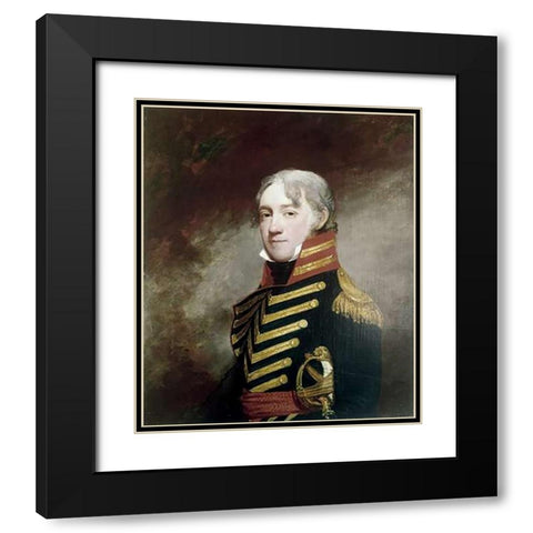 General Fenwick Black Modern Wood Framed Art Print with Double Matting by Stuart, Gilbert