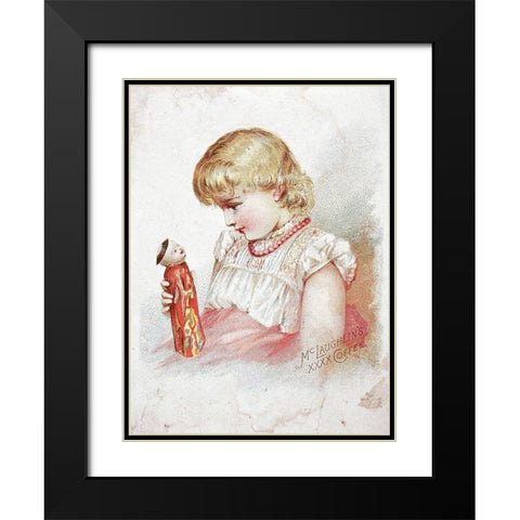 Mclaughlins Coffee Black Modern Wood Framed Art Print with Double Matting by Unknown