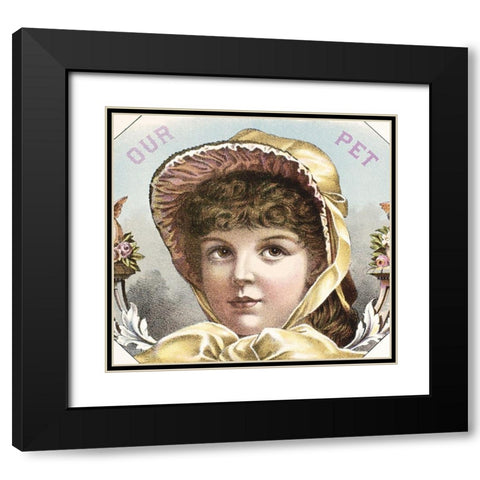 Our Pet Black Modern Wood Framed Art Print with Double Matting by Unknown