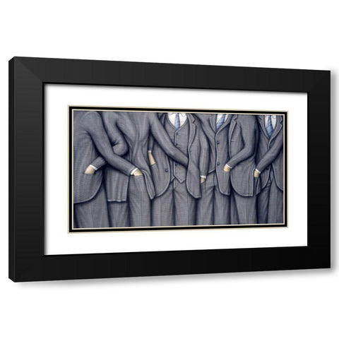 High Risk 1994 Black Modern Wood Framed Art Print with Double Matting by Bertani, Ernesto