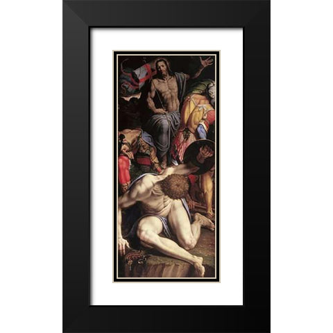Resurrection of Museumist Black Modern Wood Framed Art Print with Double Matting by Campi, Antonio