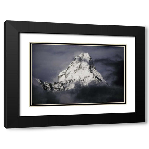 Music Making Angel with Lute Black Modern Wood Framed Art Print with Double Matting by Da Forli, Melozzo