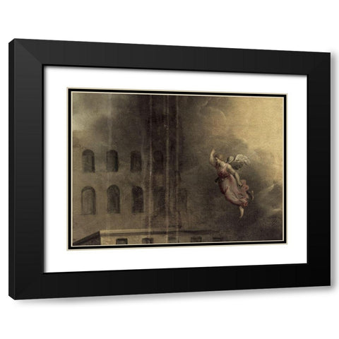 The Pool of Bethesda Black Modern Wood Framed Art Print with Double Matting by Droochsloot, Joost Cornelisz