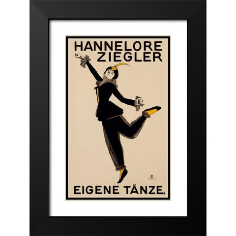 Hannelore Ziegler Black Modern Wood Framed Art Print with Double Matting by Unknown