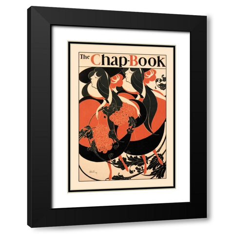 The Chap Book, 1894 Black Modern Wood Framed Art Print with Double Matting by Bradley, William H.