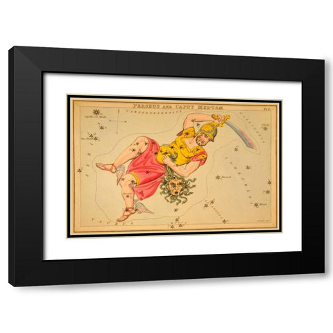 Perseus and Caput MedusÃ¦, 1825 Black Modern Wood Framed Art Print with Double Matting by Aspin, Jehoshaphat