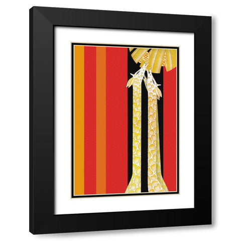 African Landscape, 1929 Black Modern Wood Framed Art Print with Double Matting by McIntosh, Frank