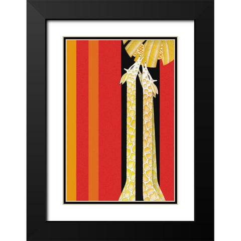 African Landscape, 1929 Black Modern Wood Framed Art Print with Double Matting by McIntosh, Frank