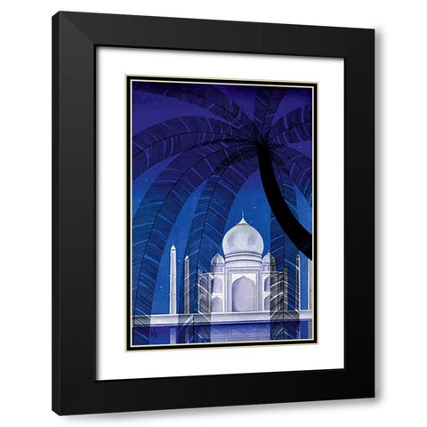 In Agra, 1930 Black Modern Wood Framed Art Print with Double Matting by McIntosh, Frank